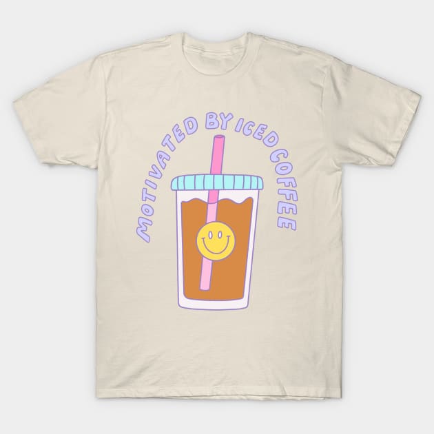 Motivated by Iced Coffee T-Shirt by Ally Blaire Co.